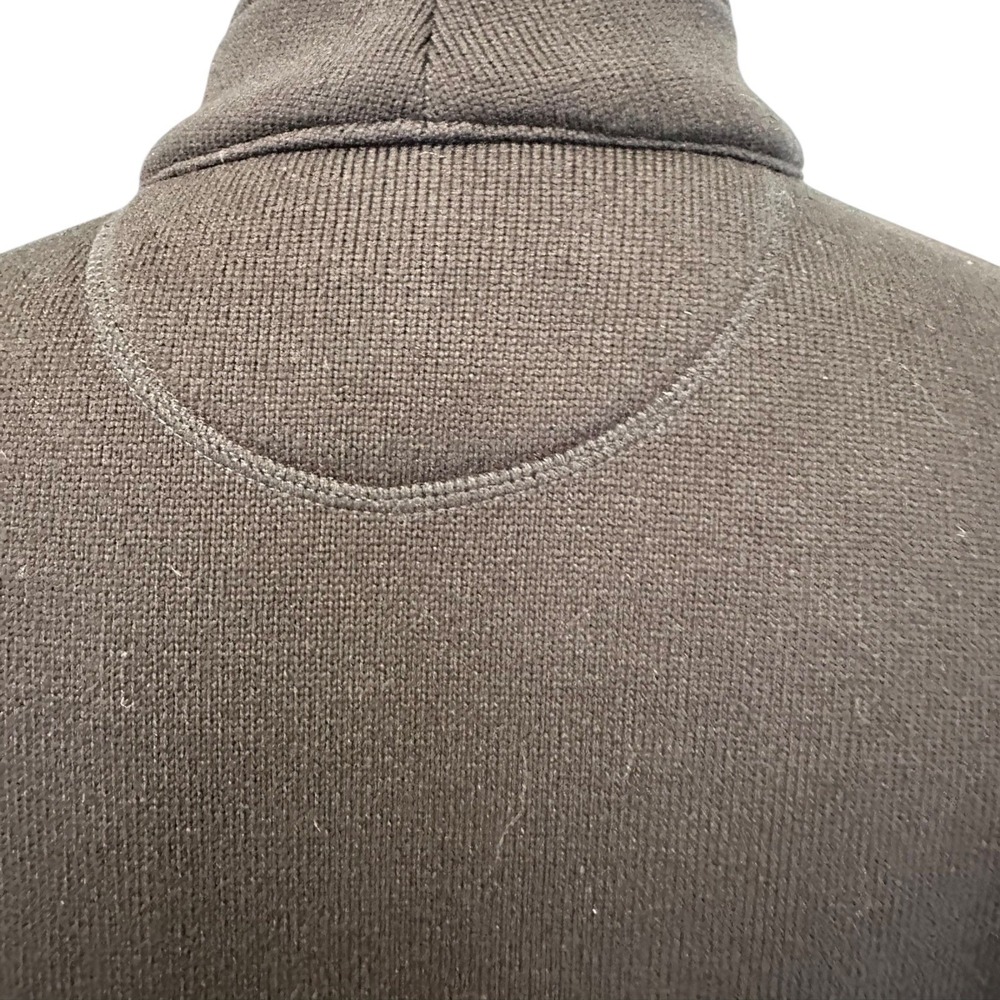 Calvin Klein Women Black Full Zip Mock Neck Knit Jacket Athletic Casual Size M - Picture 11 of 16